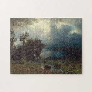 Puzzle Rastro del búfalo: La tormenta inminente