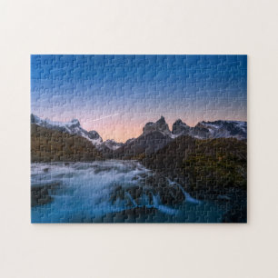 Puzzle Rastros de la estrella sobre Torres Del Paine