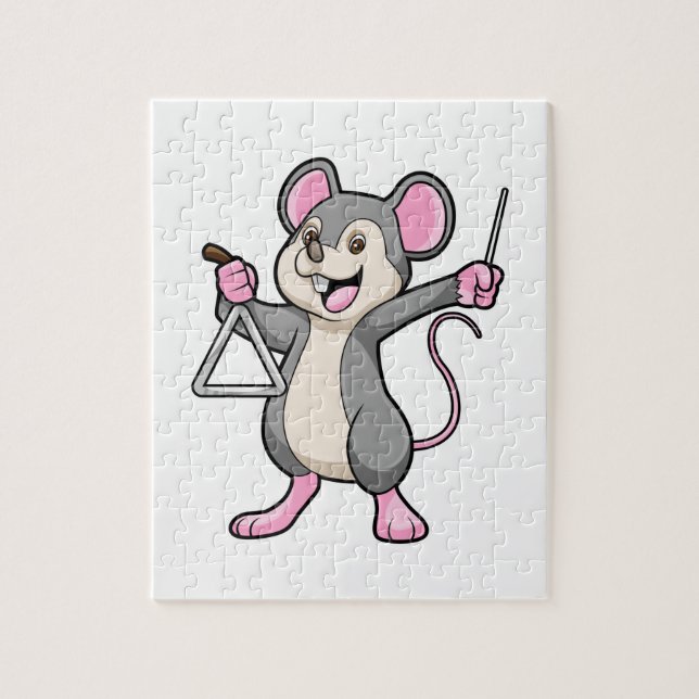 Puzzle Rat at Music con Triangel (Vertical)