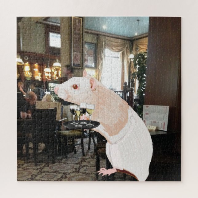 Puzzle Rat Waiter surrealista (Vertical)