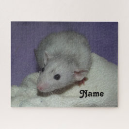 Puzzle Rata Mascota de abertura dumbo gris azul personali