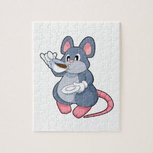 Puzzle Ratón con café