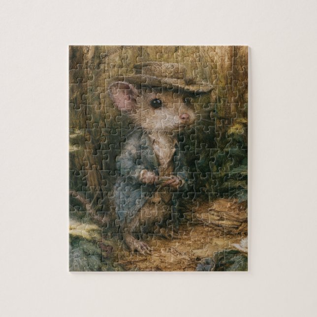 Puzzle Ratón de fantasía adorable (Vertical)