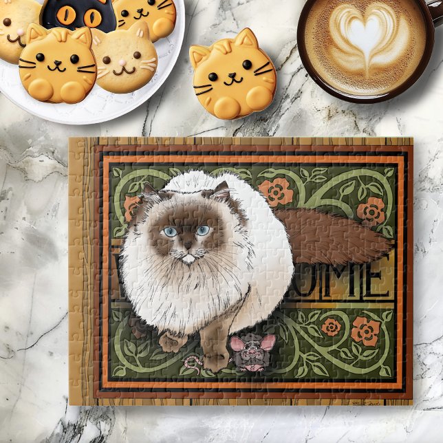 Puzzle Ratón gato siamés de bienvenida (Subido por el creador)