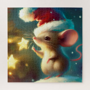 Puzzle Ratón navidades (1)