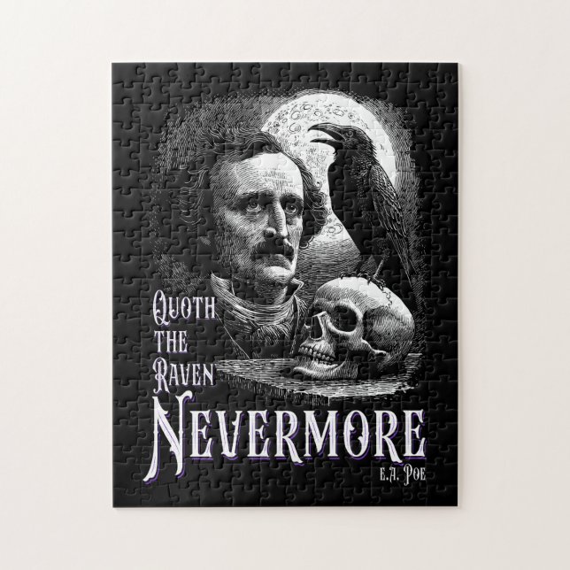 Puzzle Raven Nevermore de Edgar Allan Poe (Vertical)