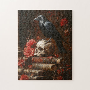 Puzzle Raven y Skull Gothic