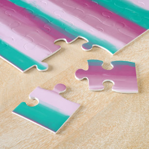 Puzzle Rayas de caramelo pintadas al óleo