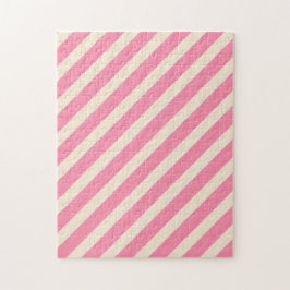 Puzzle Rayas diagonales blancas antiguas y rosa encendido
