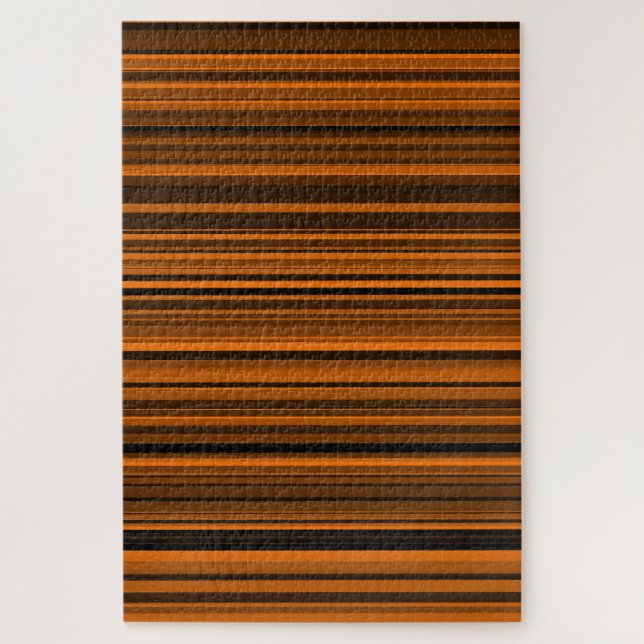 Puzzle Rayas Marrones Negras Naranjas (Vertical)