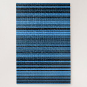 Puzzle Rayas Negras Azules