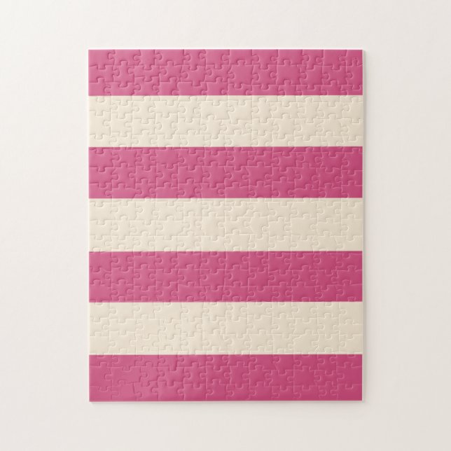 Puzzle Rayas rosas antiguas blancas y místicas (Vertical)