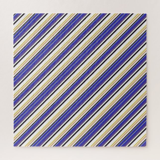 Puzzle Rayas violetas blancas lindas (Vertical)