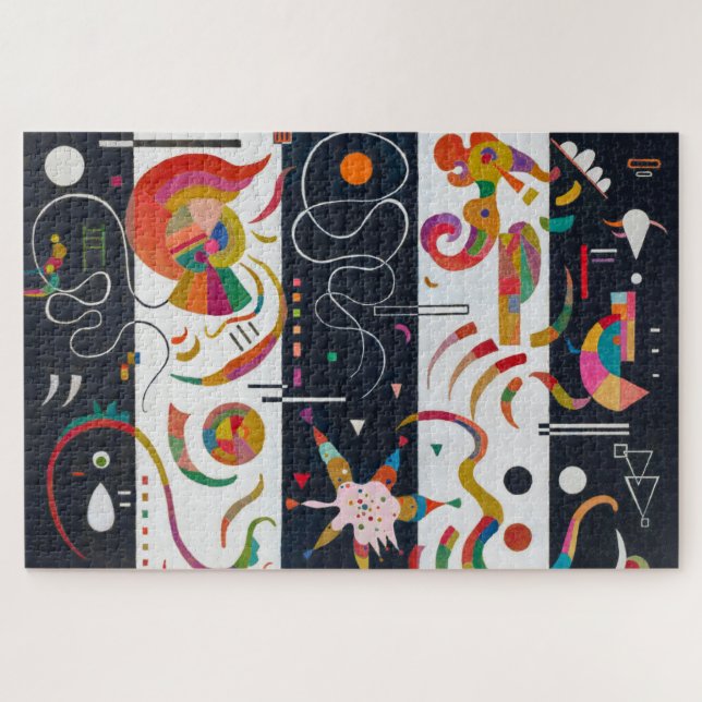 Puzzle Rayas, Wassily Kandinsky (Horizontal)