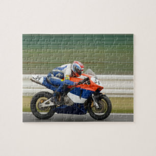 Puzzle Raza de la motocicleta