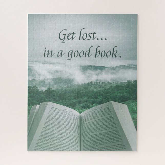 Puzzle Read Books, Get Lost in a Good Book (Vertical)