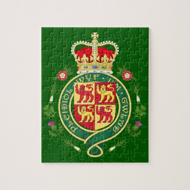 Puzzle Real Badge de Gales (Vertical)