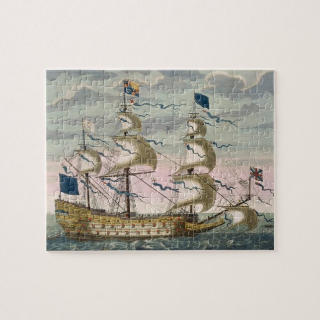 Puzzle Real (buque insignia) de la flota inglesa, el (Horizontal)