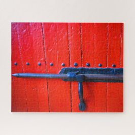 Puzzle Real España- Puerta de la plaza de toros roja