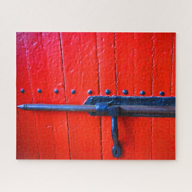 Puzzle Real España- Puerta de la plaza de toros roja (Horizontal)