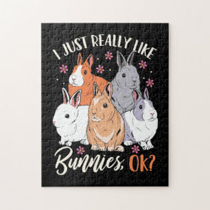 Puzzle Realmente Me Gustan Los Conejos.