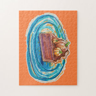 Puzzle Rebanada de pastel de calabaza