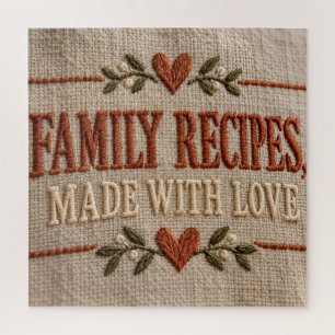 Puzzle Recetas Familiares, Hechas Con Amor