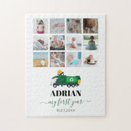 Puzzle Reciclando Camión Bebé Fotos del primer año