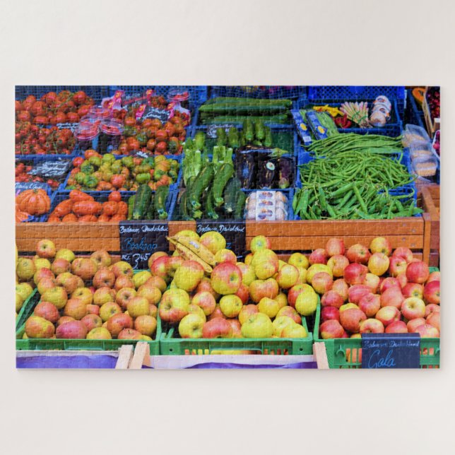 Puzzle Recogida de mercado para agricultores - 20x30 - 10 (Horizontal)