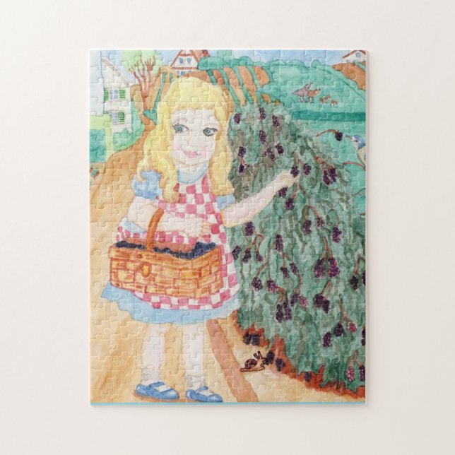 Puzzle Recogiendo bayas (Vertical)