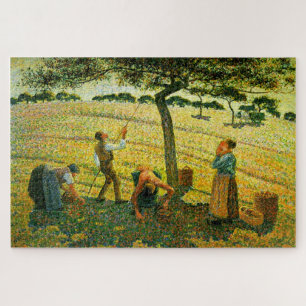 Puzzle Recolección de manzanas en Eragny por Pissarro-Edi