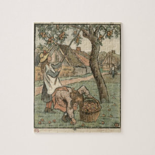 Puzzle Recolectando manzanas, "de campeones del DES de