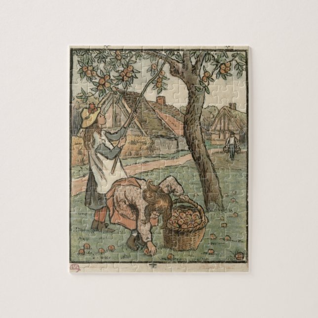 Puzzle Recolectando manzanas, "de campeones del DES de (Vertical)