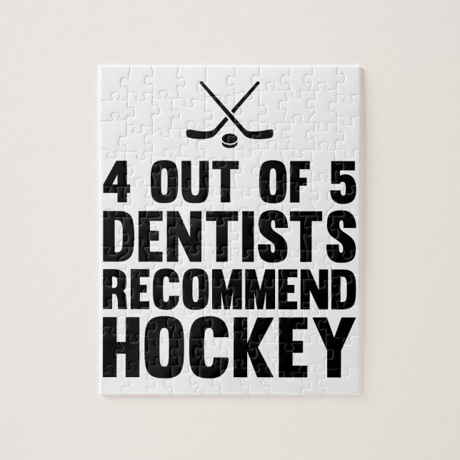 Puzzle Recomiende el hockey (Vertical)