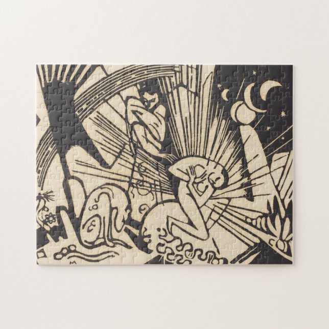 Puzzle Reconciliación Versoehnung de Franz Marc el | (Horizontal)