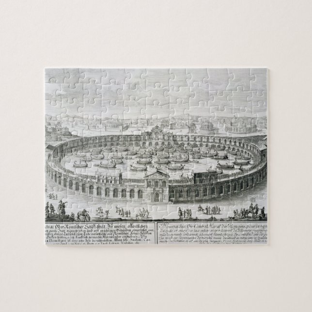 Puzzle Reconstrucción de una batalla naval romana, de (Horizontal)