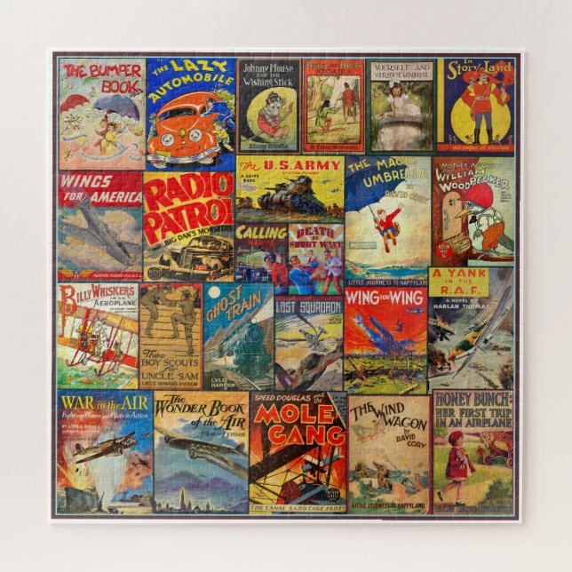 PUZZLE RECOPILACIÓN DE LIBROS DEL SIGLO XX (Horizontal)