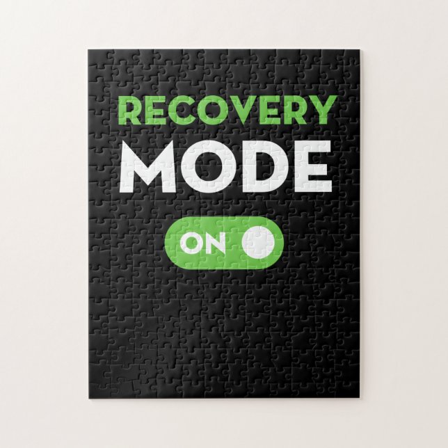Puzzle Recovery Mode On Get Well Gifts Funny Injury (Vertical)