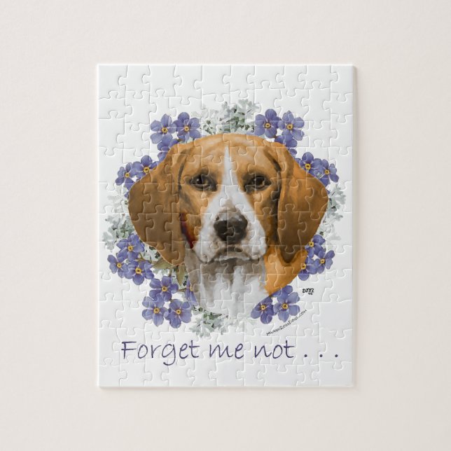 Puzzle Recuerdo de Beagle (Vertical)