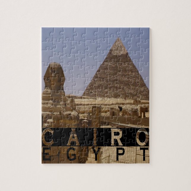 Puzzle Recuerdo de El Cairo Egipto (Vertical)