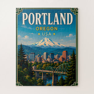 Puzzle 🌲 Recuerdo de Portland Oregon desde Mountain View