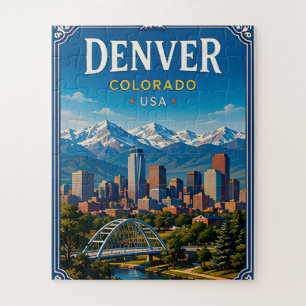 Puzzle 🏔️ Recuerdo de vacaciones en la montaña de Denver