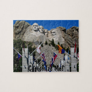 Puzzle Recuerdo del monte Rushmore Dakota del Sur