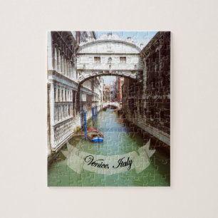 Puzzle Recuerdo del puente de Venecia Italia de suspiros