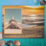 Puzzle Recuerdos de vacaciones de personalizado Photo Bea<br><div class="desc">Personalizado Photo Beach Sunset Vacation Recuerdos rompecabezas rompecabezas harán de sus vacaciones un gran recuerdo para su familia. Personalice la foto con una de sus vacaciones,  añada el lugar y la fecha,  y tendrá un recuerdo para siempre de su viaje.</div>