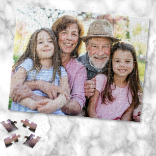 Puzzle Recuerdos Familiares Foto Personalizada de Abuelos
