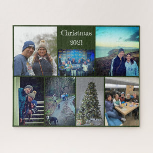 Puzzle Recuerdos navidades Siete Collages de fotos 520pc