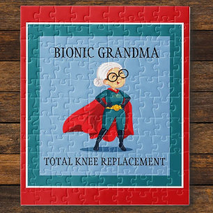Puzzle ¡Recupérate Abuela! Reemplazo de Rodilla Biónico
