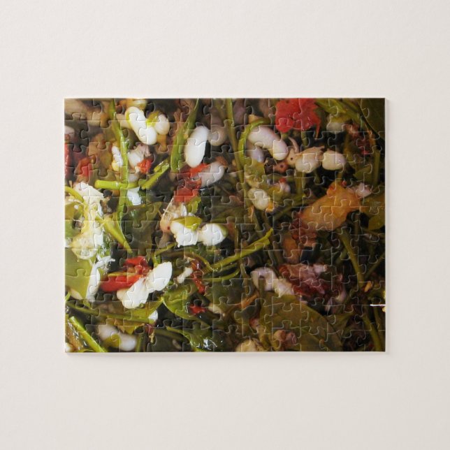 Puzzle Red Ant Egg Salad ... Thai Street Food (Horizontal)