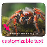 Puzzle 🕷️ Red Arachnid Marvel<br><div class="desc">Este rompecabezas presenta el rompecabezas acrílico "Arachnid Marvel" en una caja de estaño: una cautivadora mezcla de arte y entretenimiento, y ofrece una manera única de apreciar la asombrosa belleza de una araña saltadora roja brillante. Las piezas del rompecabezas, elaboradas a partir de acrílico de primera calidad, muestran los colores...</div>
